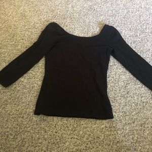 Simple BodyCon Black shirt